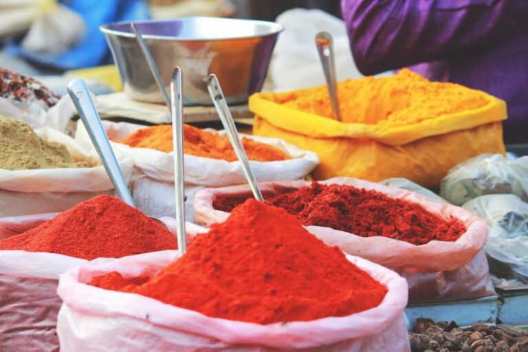Flavors - assorted-color powders