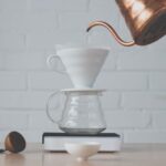 Pour Over - clear glass pitcher