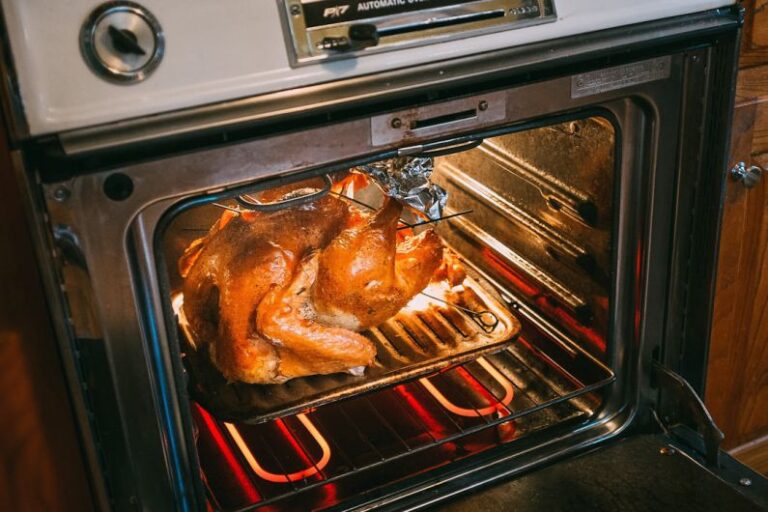 Roast Level - grilled chicken on black and silver grill