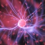 Science - purple and pink plasma ball